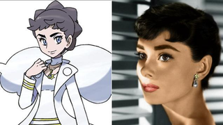 Illustration for article titled This Pokemon Trainer Totally Looks Like...Audrey Hepburn?